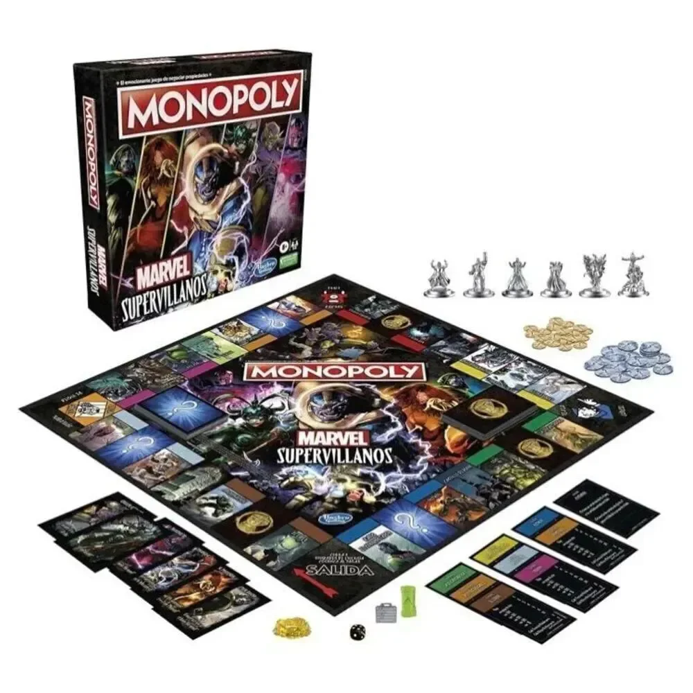 HASBRO - NWT Monopoly Marvel Super Villains Edition. Sealed Box